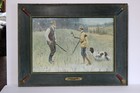 Fine Pair Antique A b  Frost Hunting Lithographs Custom Period Frames W  Mounts