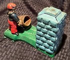 Vintage Cast Iron Artillery Bank Mechanical Coin Bank Nice 