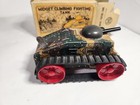 Vintage Marx Tin Toy Midget Climbing Fighting Tank W box Litho Wind Up Works