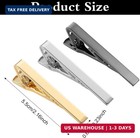 Jjunw 6 Pcs Tie Clips For Men  Stainless Steel Tie Clips Classic Ties Bar Clip S