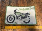 Large Kawasaki Patch Motorcycle Chopper Hog Biker Dirt Bike Vintage Rare 70   s