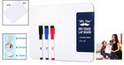 Mini 9x12 Dry Erase Whiteboard With 3 Markers - Perfect For Kids   Students