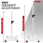 5core Speaker Stand 2pcs Heavy Duty Adjustable 61  Dj Pa Stands 35mm W Wheels