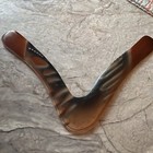 Vintage Rangs Boomerang Aussie Made Australian 12    Lightweight Wood Stamp Paint