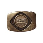 Extremely Rare Exxon Bts- Brass  Belt Buckle 1981 