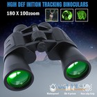 Hd 180 X 100 Binoculars High Power Day night Zooming Waterproof Hunting case