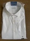 New Calvin Klein Slim Fit Non-iron Men s Dress Shirt White  16 5   Sleeve 36 37 