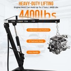 4400 Lbs Engine Hoist Folding Hydraulic Cherry Picker Crane 2 Ton Shop Lift