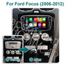 For 2004-2012 Ford Focus Radio Stereo Gps Bluetooth Head Unit For Carplay 7in