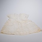 Vtg Ruffled Eyelet Lace Off White Cotton Toddler Dress 18 24 Los Barbara Walters