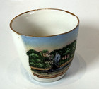 Gardiner Maine Me Antique Souvenir Palmer Fountain Painted Trinket China Tea Cup