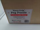 Melissa   Doug 2 Wooden Peg Puzzle Set 9 Pieces Each Hand Crafted Animals Euc 