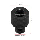 Female 1 2-20 Unf To Male 1 2-28 Unef Or Female 1 2 Threaded Adapter Steel