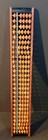 Japanese Wooden Abacus -27 Columns 135 Beads Math Calculator Vintage Plaid Case