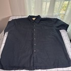 Lot Of 2 Panama Jack Button Up Shirts Ramie Cotton Black   Sand Mens Xxl