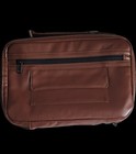 Small Brown Leather Bible Book Cover Case  Zippered  Organizer 9 75 