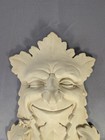 Vintage George Carruth Signed Cement Garden Winking Smile Face Plaque 1989