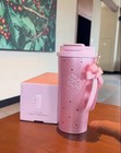 Starbucks China 2026 Valentine s Day Pink Heart 16oz Ss Cup W  Bow   Heat Charm