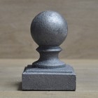 Cast Iron Ball Fence Finial Square Topper Post Caps For 2 X 2  Posts   12 Pieces