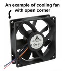 Cooling Fan Rubber Mounts X 24 Pcs For Open Corner Fans Reduces Noise Vibration