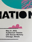 The National Chicago Il May 21st Night Four 2023 Screen Print Ap Poster S n   50