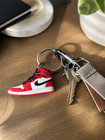 Mini Jordan Shoe 3d Sneaker Keychain Set With Key Ring Gift For Shoe Lovers
