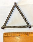Antique 1875 Houchin Pocket Cook Stove Trivet Cast Iron Part Morrisania Ny Vtg