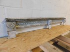 Antique Exterior Pediment Lintel Header Victorian Style Chippy Paint Fir Ornate