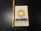 Sunshine Premium Beer  Reading  Pa  8  X 5  Embroidered Sew-on Brewery Patch