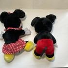 Vintage Mickey And Minnie Mouse Disneyland Walt Disney World Plush 16   