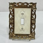 Vintage American Tack   Hardware Light Switch Cover Baroque Ornate Tudor Single