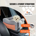 Center Console Dog Car Seat Dog Booster Car Seat For Small Dog 8 Lbs