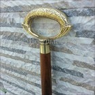 Antique Style Brass Head Wooden Handmade Design Walking Sticks Cane Vintage Gift