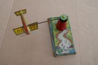Vintage Marx  Clockwork windup  Lucky Stunt Flyer  Wth Fixed Key - Free Postage