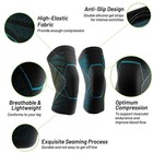 Durable Knee Brace Knee Compression Sleeve Support Knee Pain Workout Pack Of 2