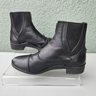 Ovation Women s Black Leather Zip Paddock Boot Size 9