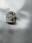 Vintage Beautiful Nicholas Gish Carousel Thimble Pewter Signed 