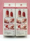 Kiss Impress No Glue Press-on Nails Manicure Short French Glitter Lot Of 2