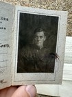 Rare Ww1 Us Army Aef Officer Id Identification Card Booklet Sanitary Corps