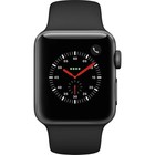 Apple Watch Series 3 Gps   Cellular 38mm Space Gray Aluminum  Black Sport Band