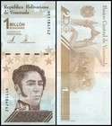 10 Pcs X Venezuela 1 Million  1 000 000  Bolivares-uncirculated Banknotes