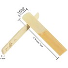 Eastrock Thick Clarinet Reeds 3 5 10 Pack   Thick Clarinet Reeds  Strength 3    
