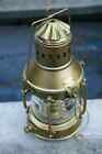 Nautical Marine Brass Boat Light Antique Hanging Oil Lamp Ship Anchor Lantern