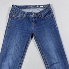 Miss Me Jeans Womens 27 Mid Rise Skinny Stretch Denim Rinse Wash Casual Pants