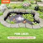 Vevor Pond Liner Fish Liner 20 X 25 Ft 45 Mil Epdm Easy Cutting Underlayment