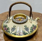 Antique Japanese Satsuma Hand Painted Floral Teapot Signed See Pics 4 Appraisal