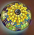 Tiffany-style Sained Glass Pendant Ceiling Lamp Shade Geometric Design 20  X 6 