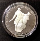 1974 American Revolution Bicentennial Sterling Silver John Adams Medal  Enn