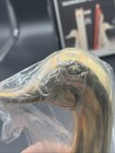 Vintage Solid Brass Mallard Duck Head Bookends Art Deco Style 1950 s With Box