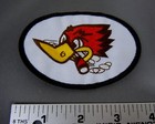 Thrush Bird woodpecker  - Embroidered Iron-on Patch 3 75 